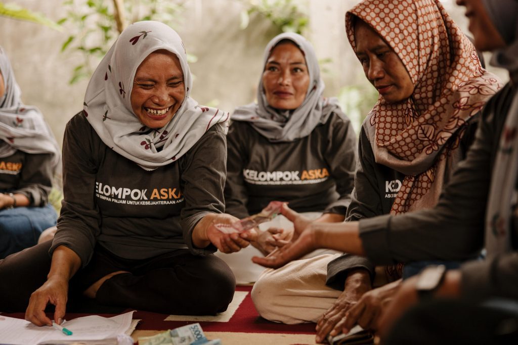 Spaargroep van vrouwen in Indonesië